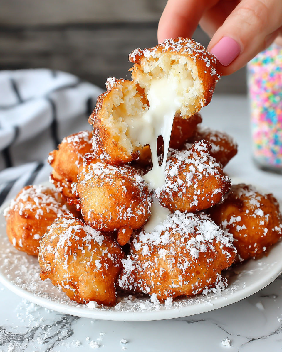 Funnel Cake Bites Air Fryer recipe