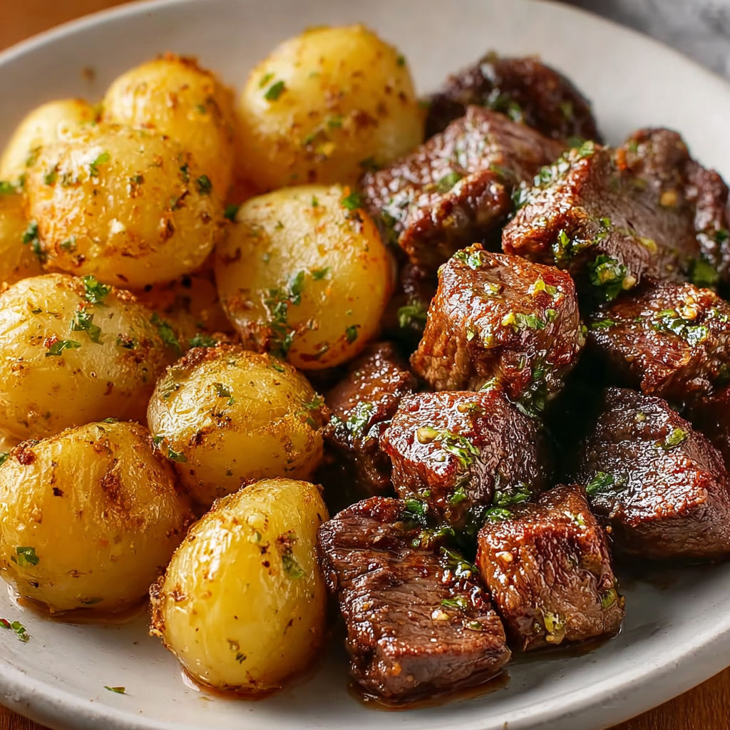Garlic Butter Steak Bites recipe