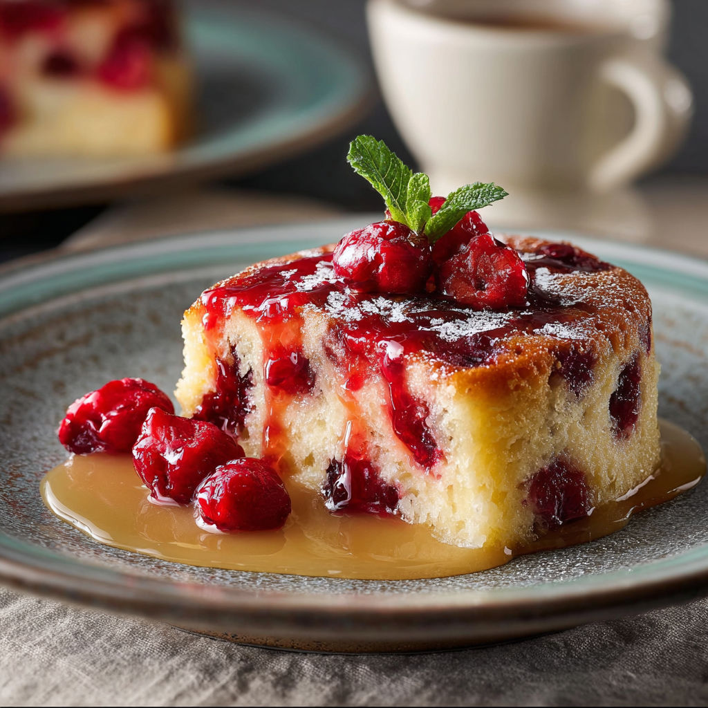 Grandma Pietz's Cranberry Cake Pudding recipe