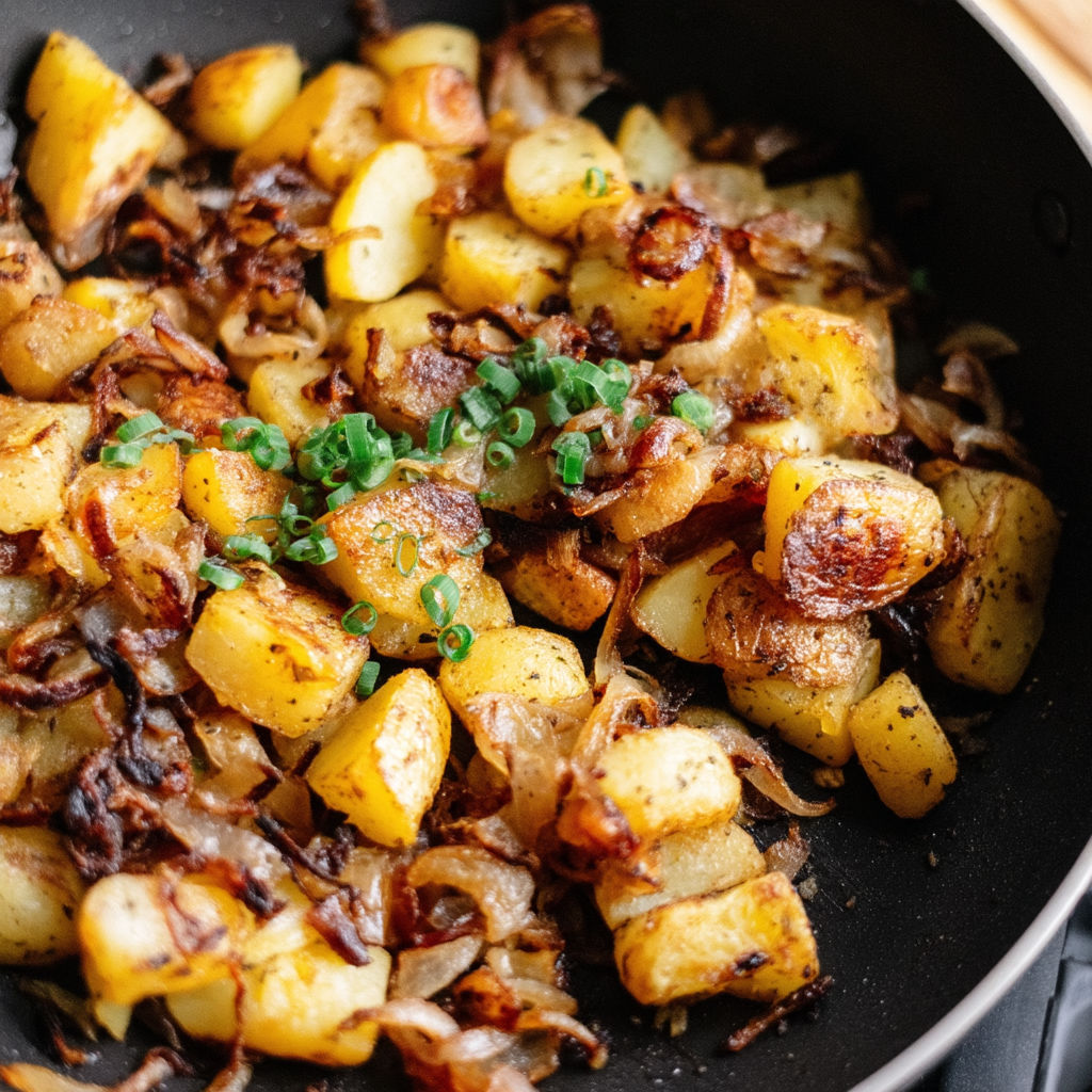 Grandma’s Fried Potatoes Onions recipe