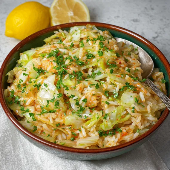 Lahanorizo Greek Rice Cabbage recipe