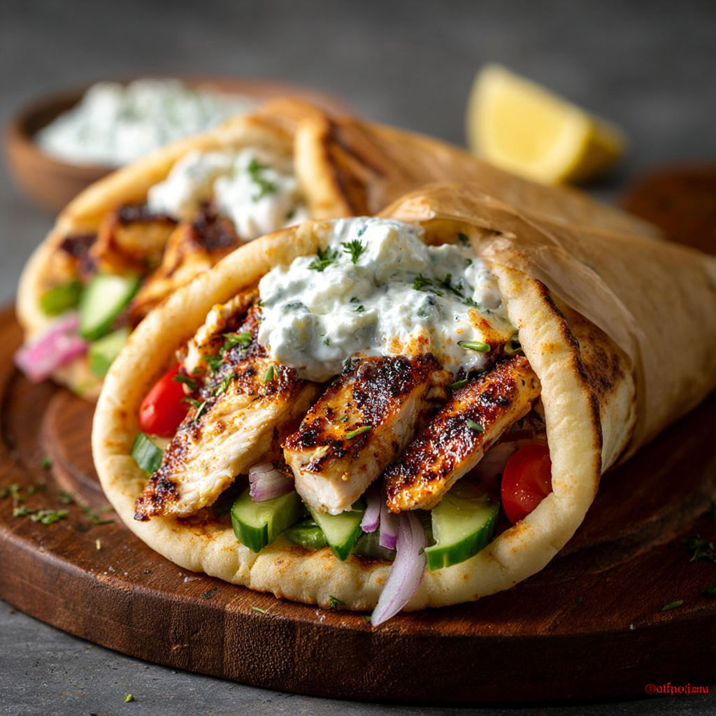 Greek Chicken Gyros Flavor recipe