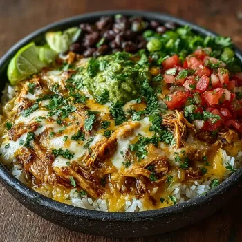 Green Chili Chicken Enchilada Bowls recipe