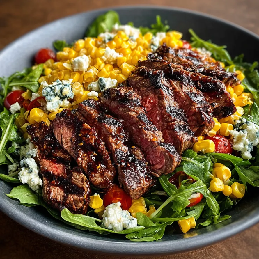 Grilled Balsamic Steak Salad recipe