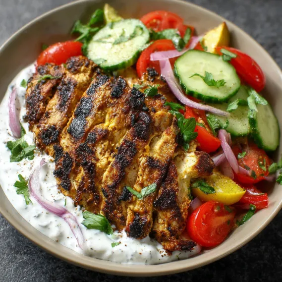 Grilled Chicken Shawarma Tahini recipe