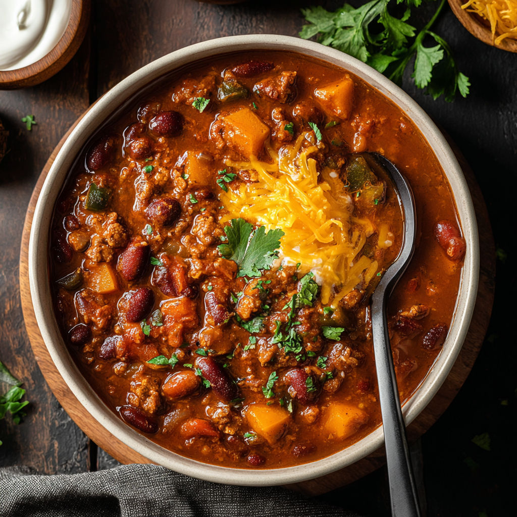 Ground Beef Stovetop Chili recipe