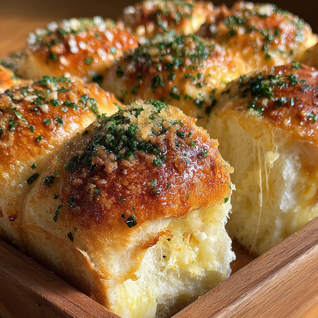 Hawaiian Roll Garlic Bread recipe
