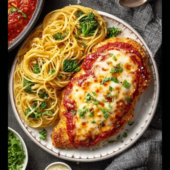Healthy Chicken Parmesan Baked recipe