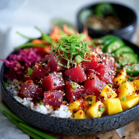 Best Healthy Tuna Poke Bowl recipe
