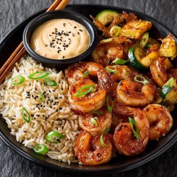 Hibachi Shrimp Fried Rice recipe
