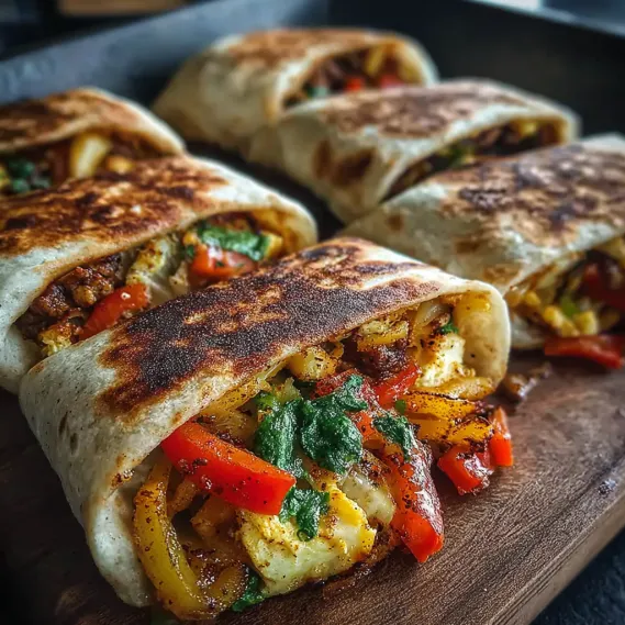 High Protein Breakfast Burritos recipe
