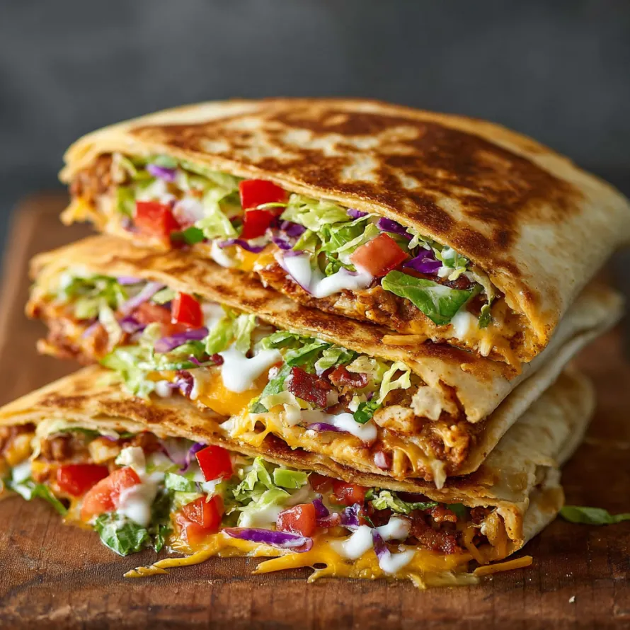 Homemade Crunch Wrap Supreme recipe