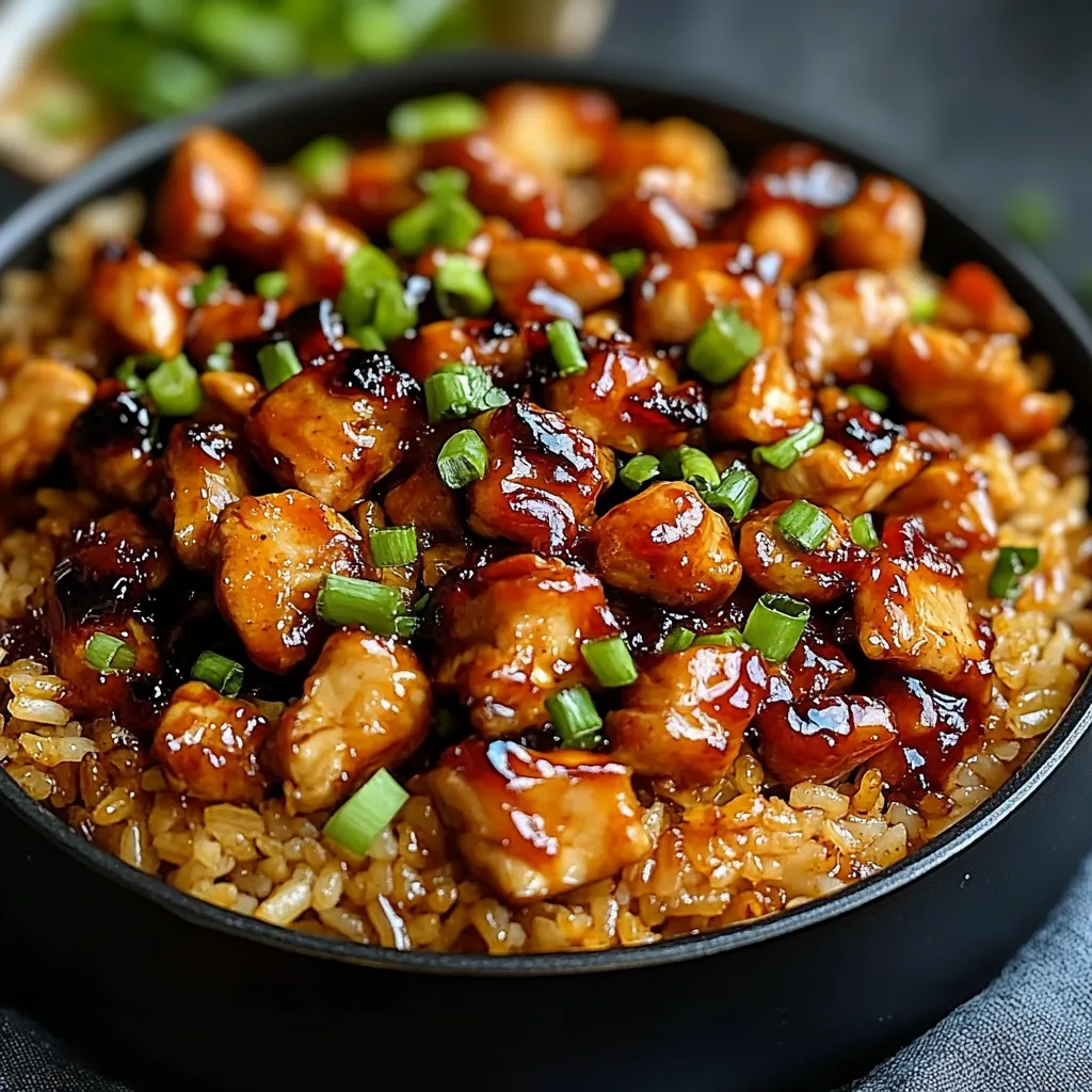 Honey BBQ Chicken Rice Pan recipe