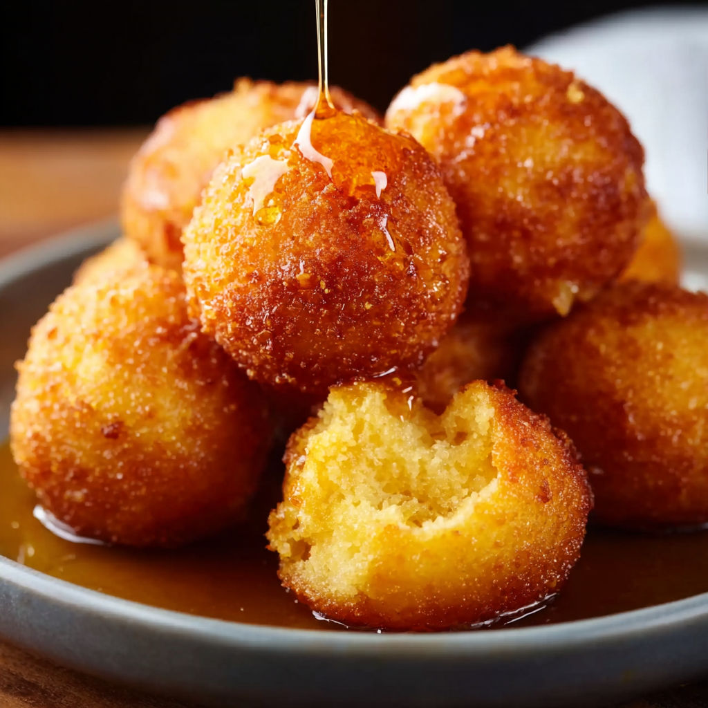 Honey Butter Cornbread Poppers recipe