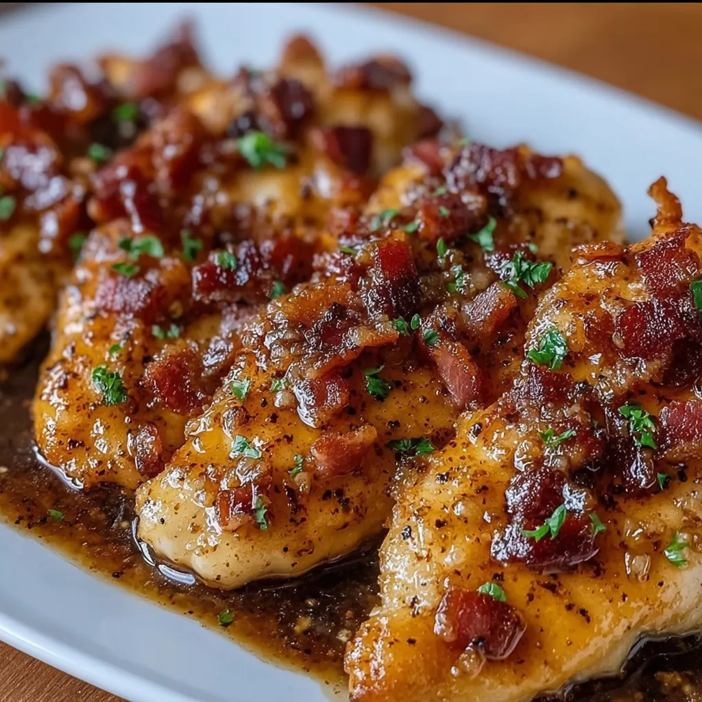 Honey Garlic Bacon Chicken recipe