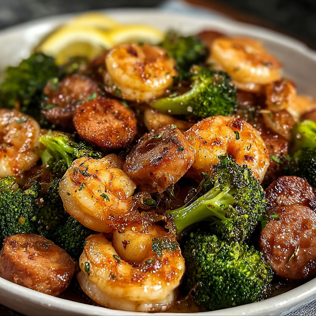 Honey Garlic Shrimp Skillet recipe