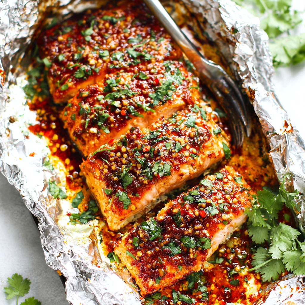 Honey Mustard Baked Salmon recipe