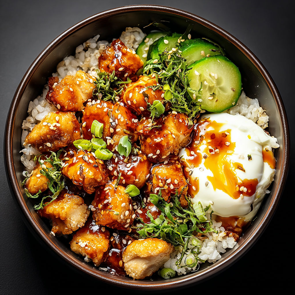 Hot Honey Chicken Bowl recipe
