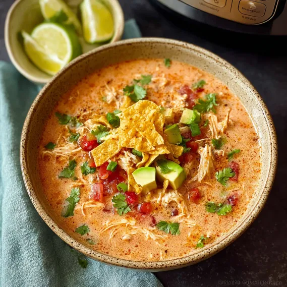 Instant Pot Creamy Chicken Tortilla recipe