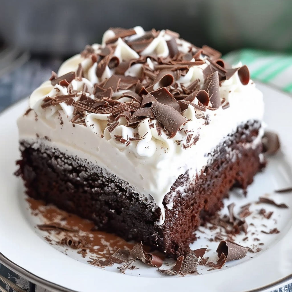 Irish Cream Chocolate Poke Cake recipe