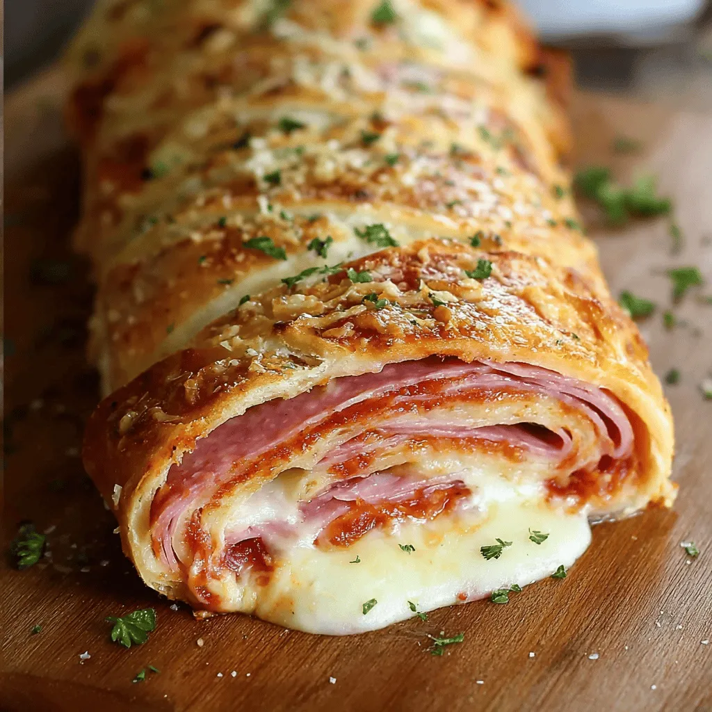 Italian Stromboli Stuffed Bread recipe