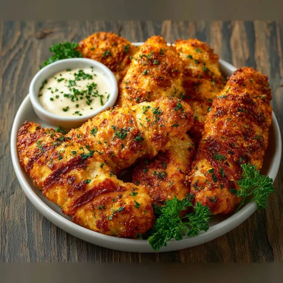 Keto Chicken Tenders Crispy Juicy recipe