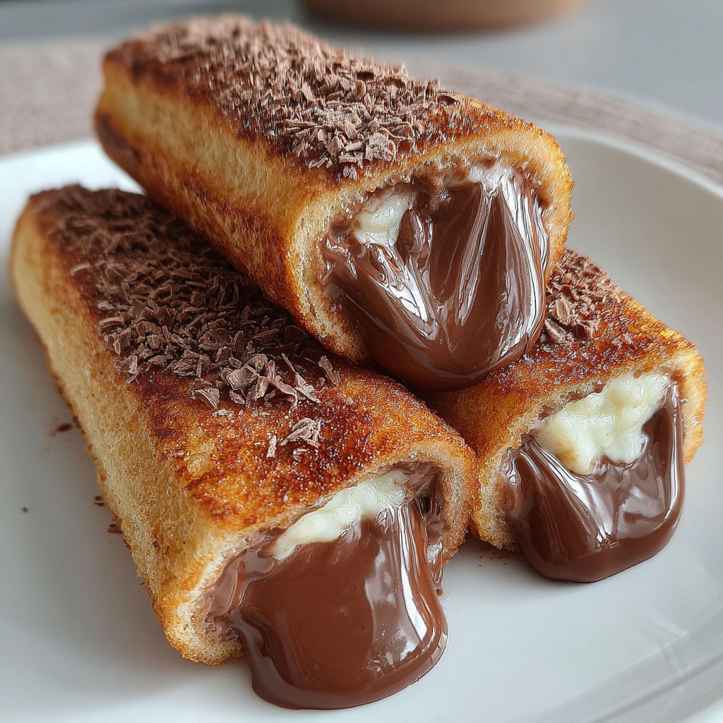 Kinder Chocolate Toast Rolls recipe