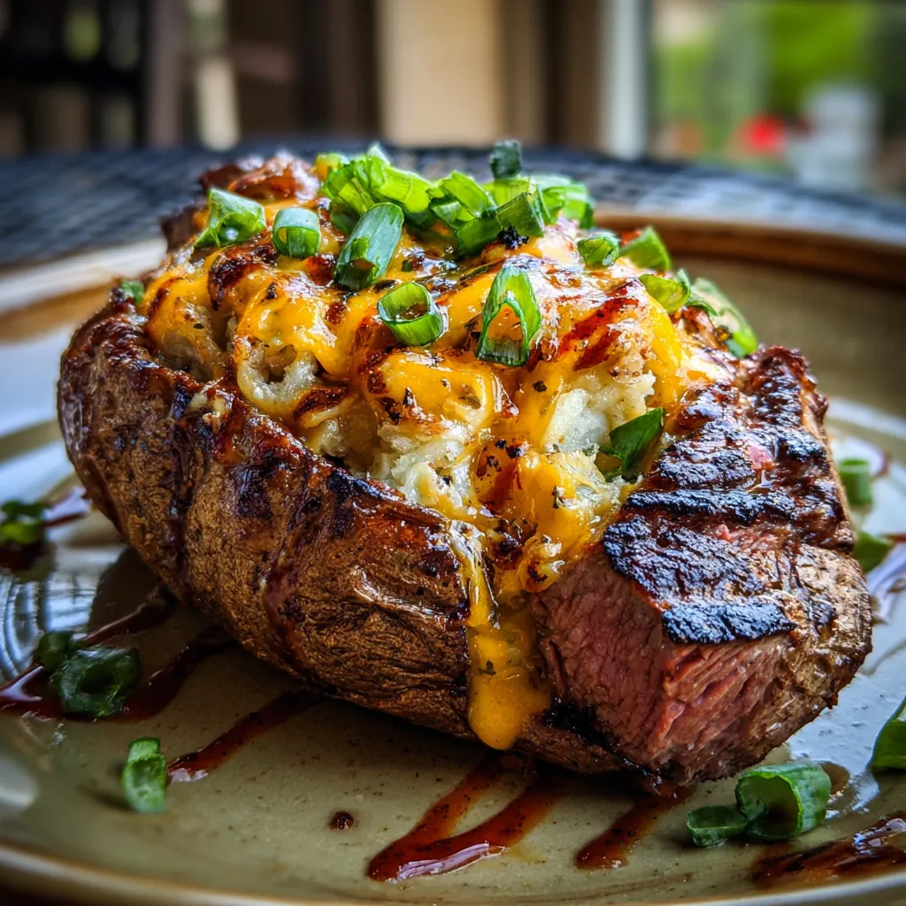 Loaded Baked Potato Steak Bites recipe