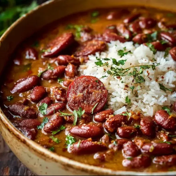 Louisiana Red Beans and Rice recipe