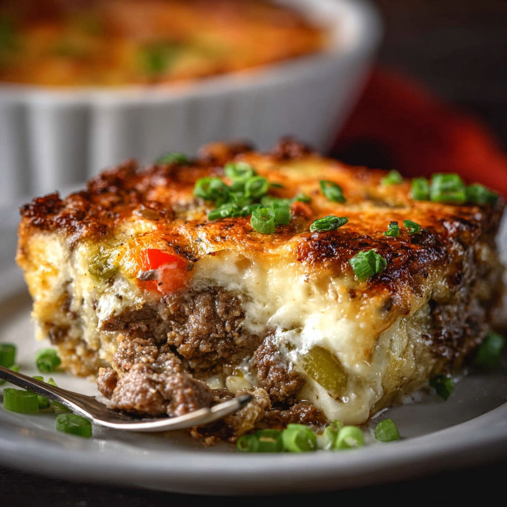 Low Carb Philly Cheesesteak Casserole recipe