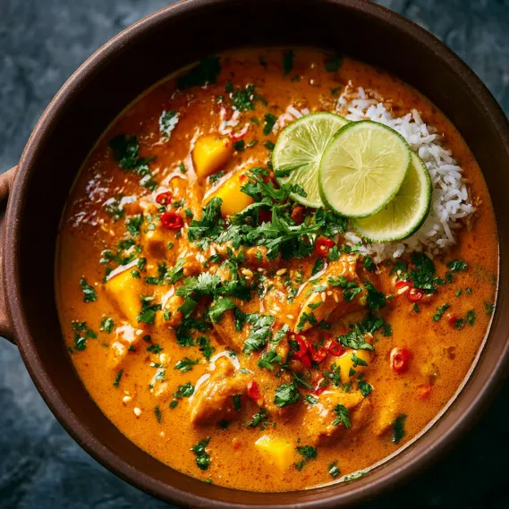 Mango Chicken Curry Coconut recipe