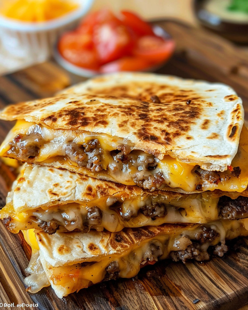 Maple Turkey Bacon Quesadillas recipe