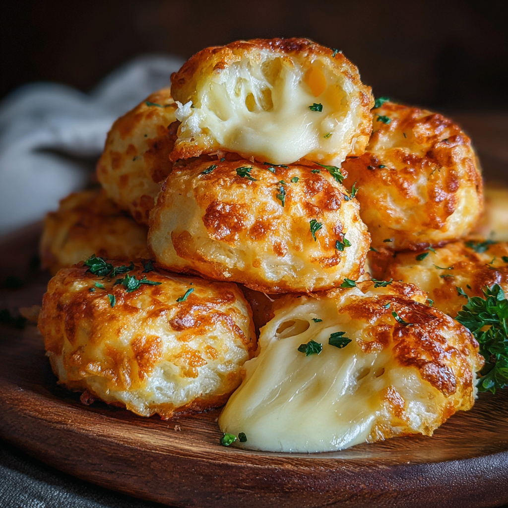 Leftover Mashed Potato Cheese Puffs recipe