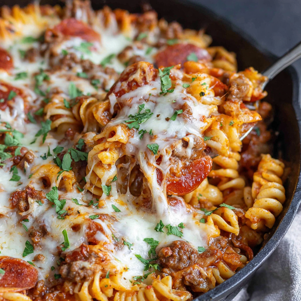 Meat Lover Pizza Casserole recipe