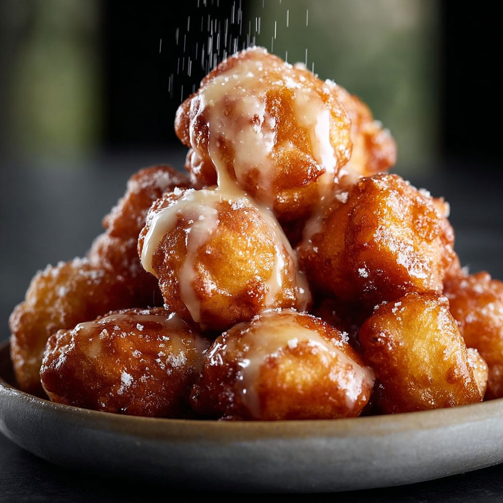 Mini Cinnamon Apple Fritters recipe