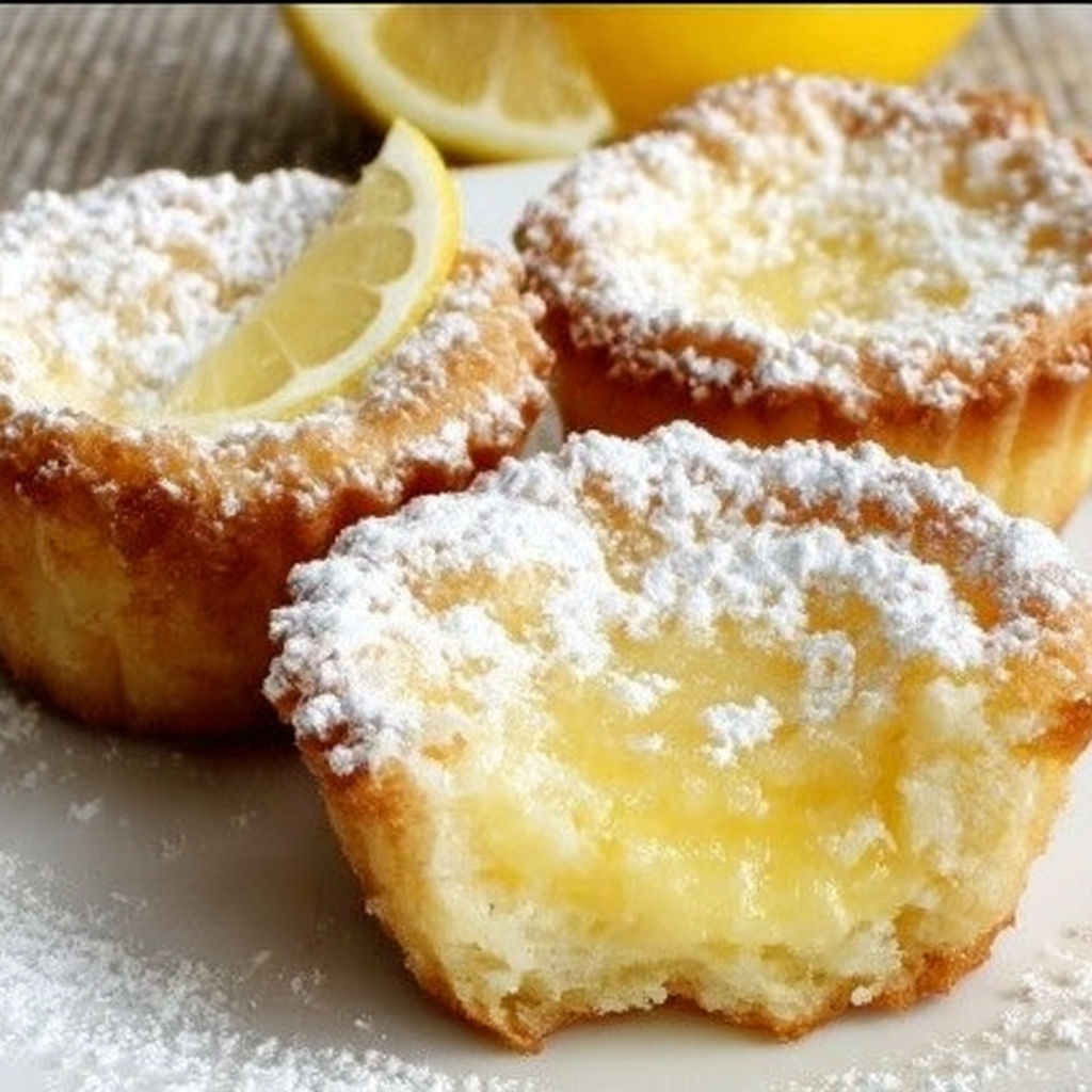 Mini Baby Lemon Impossible Pies recipe