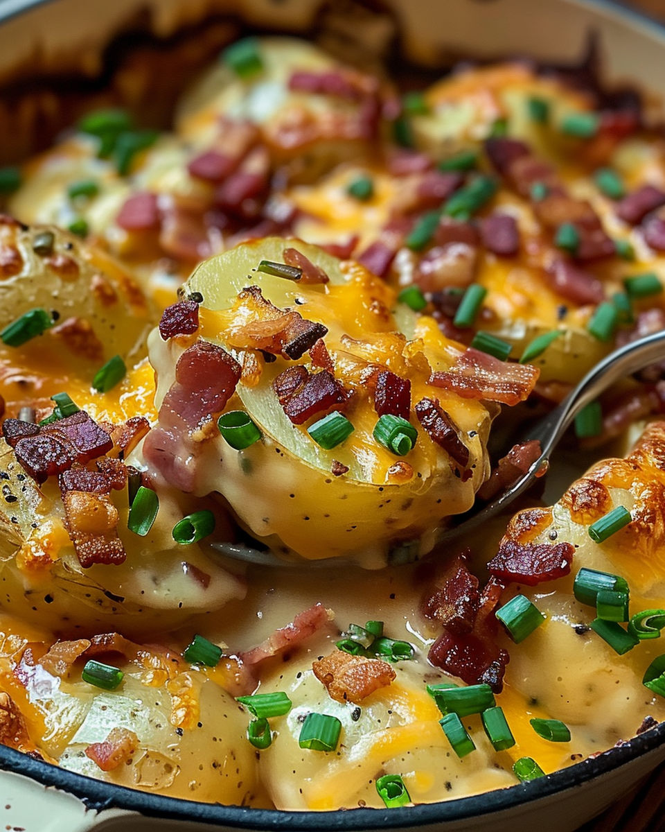 Mississippi Mud Potatoes Bake recipe