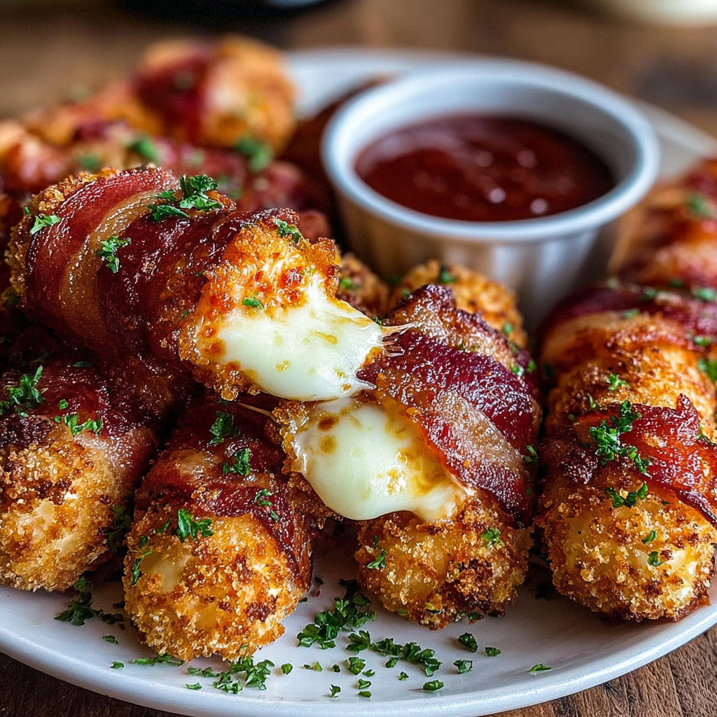 Nashville Hot Turkey Mozzarella Sticks recipe
