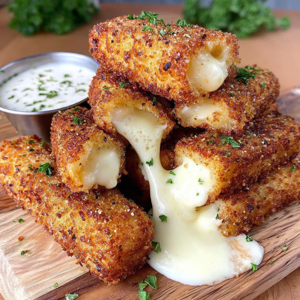 Nashville Hot Mozzarella Sticks recipe