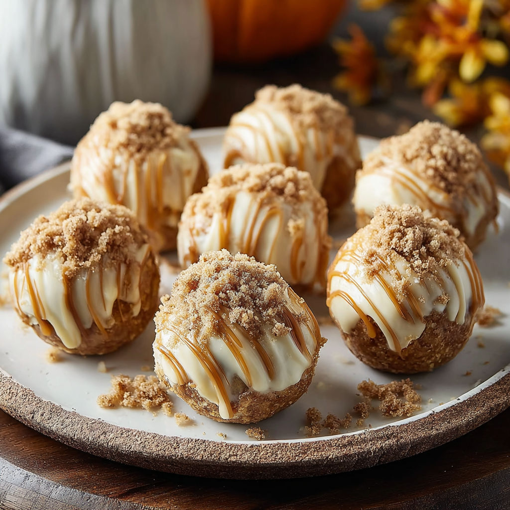 No-Bake Pumpkin Cheesecake Balls recipe