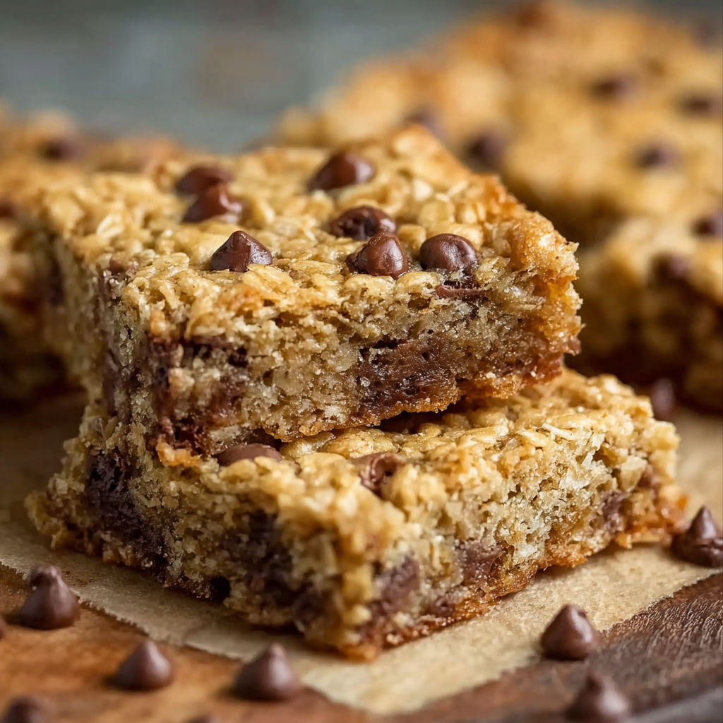 Oatmeal Chocolate Chip Bars recipe