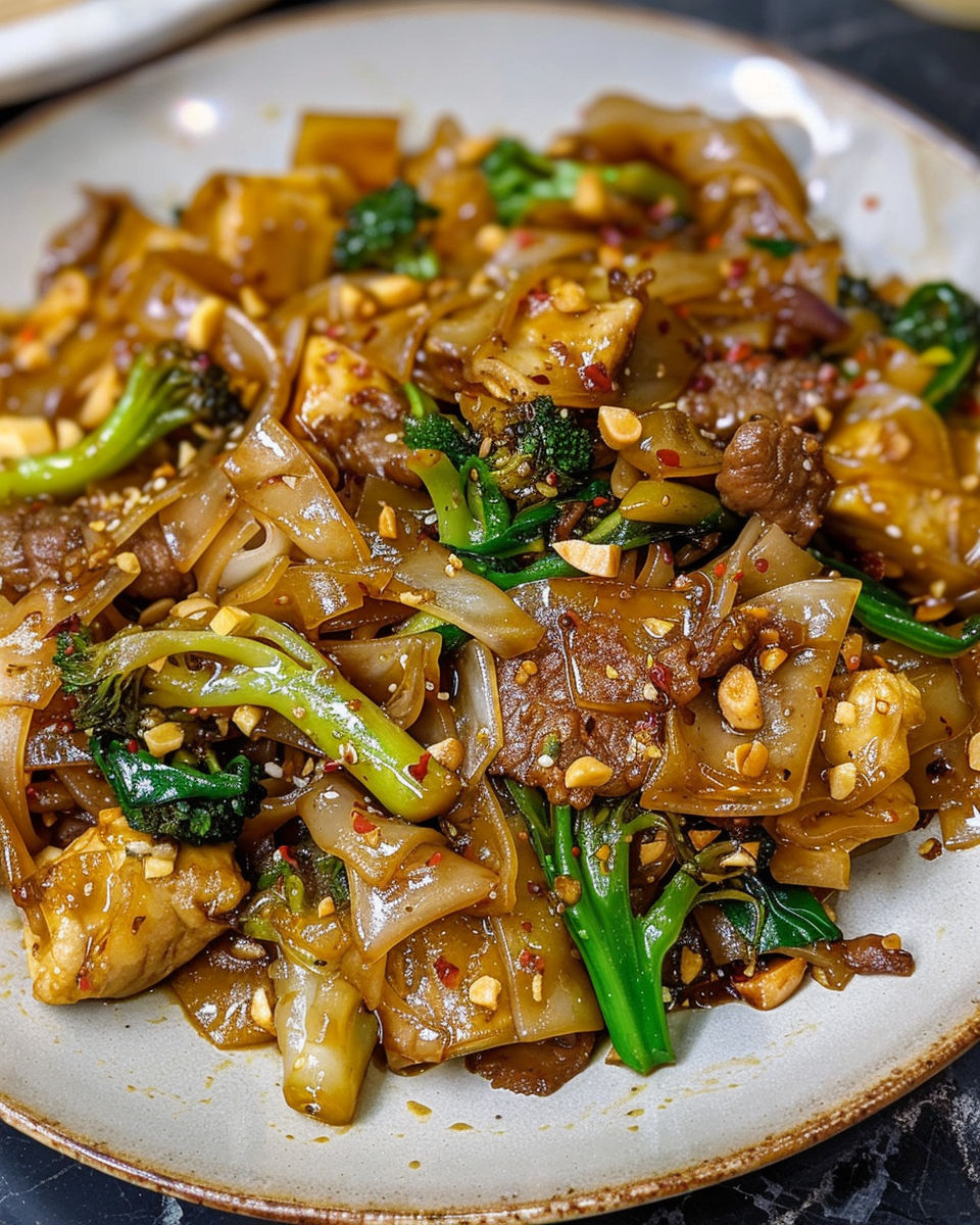 Pad See Ew Thai Noodles recipe