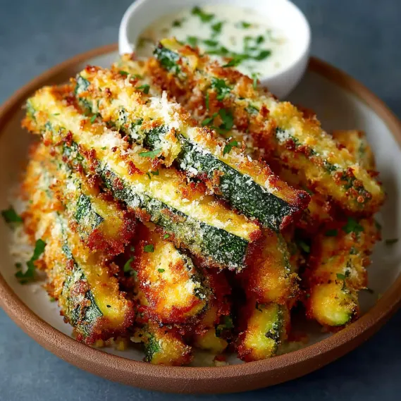 40-Minute Parmesan Zucchini Fries recipe