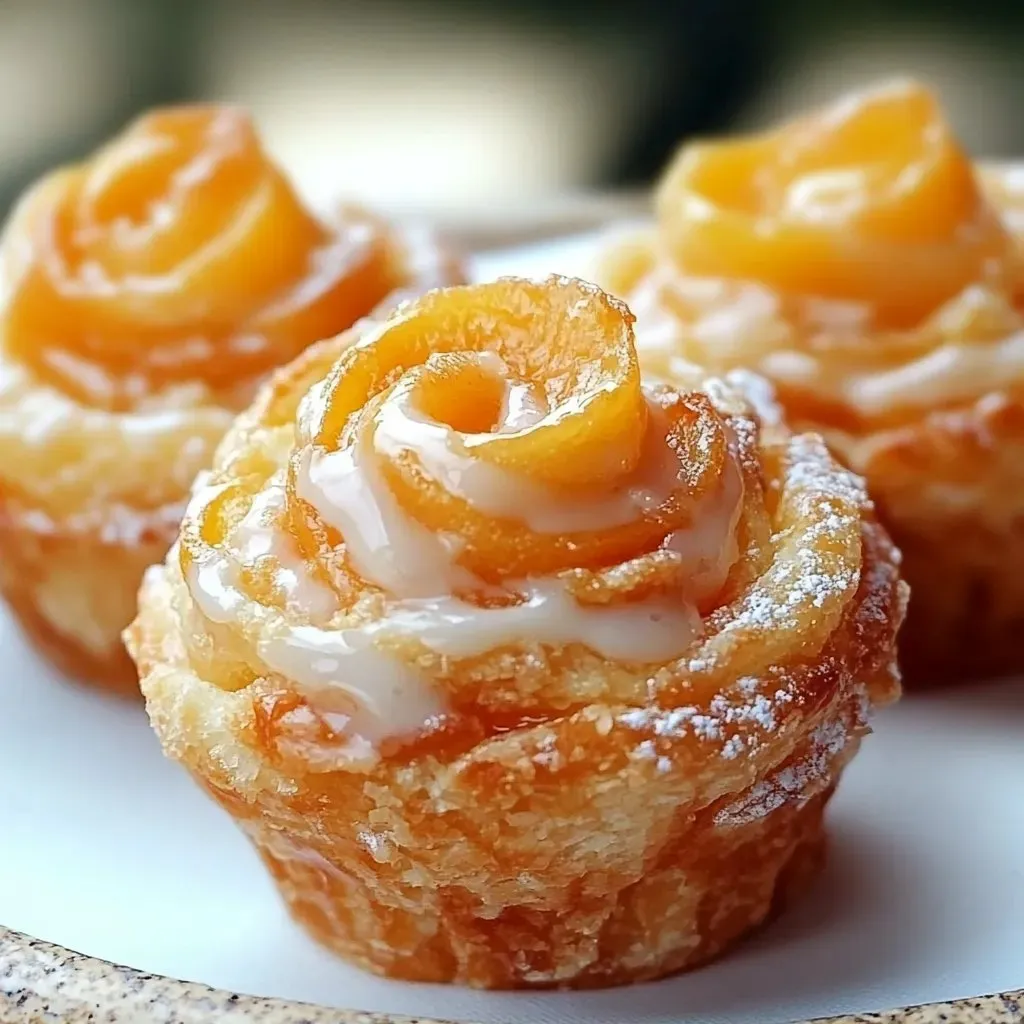 Peach Pie Cruffins Twist recipe