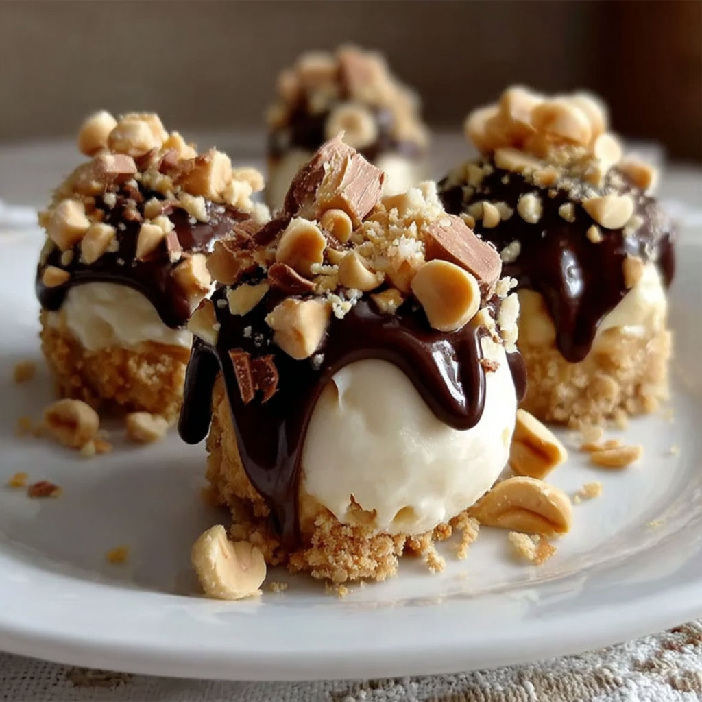 No-Bake Peanut Butter Cheesecake Balls recipe