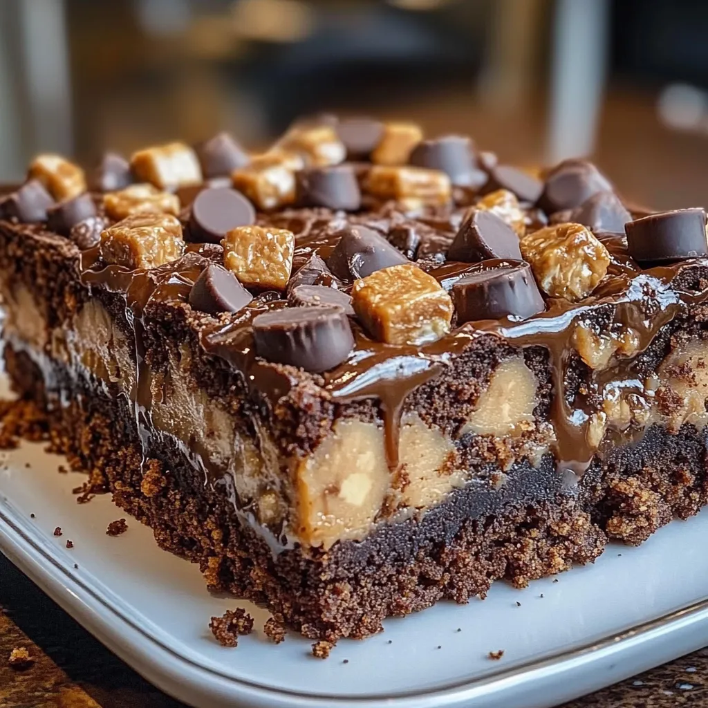 Peanut Butter Cup Dump Cake recipe