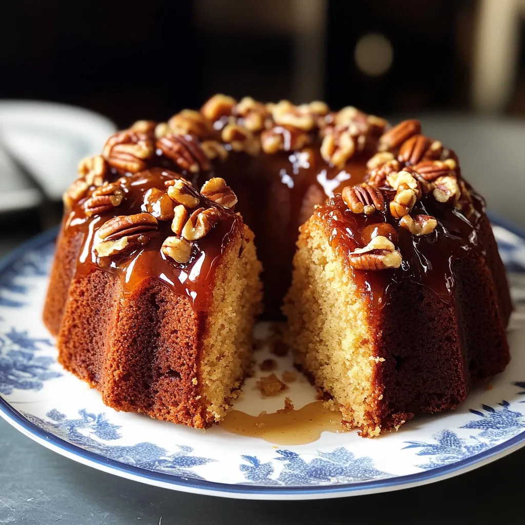Pecan Upside Down Bundt Cake recipe
