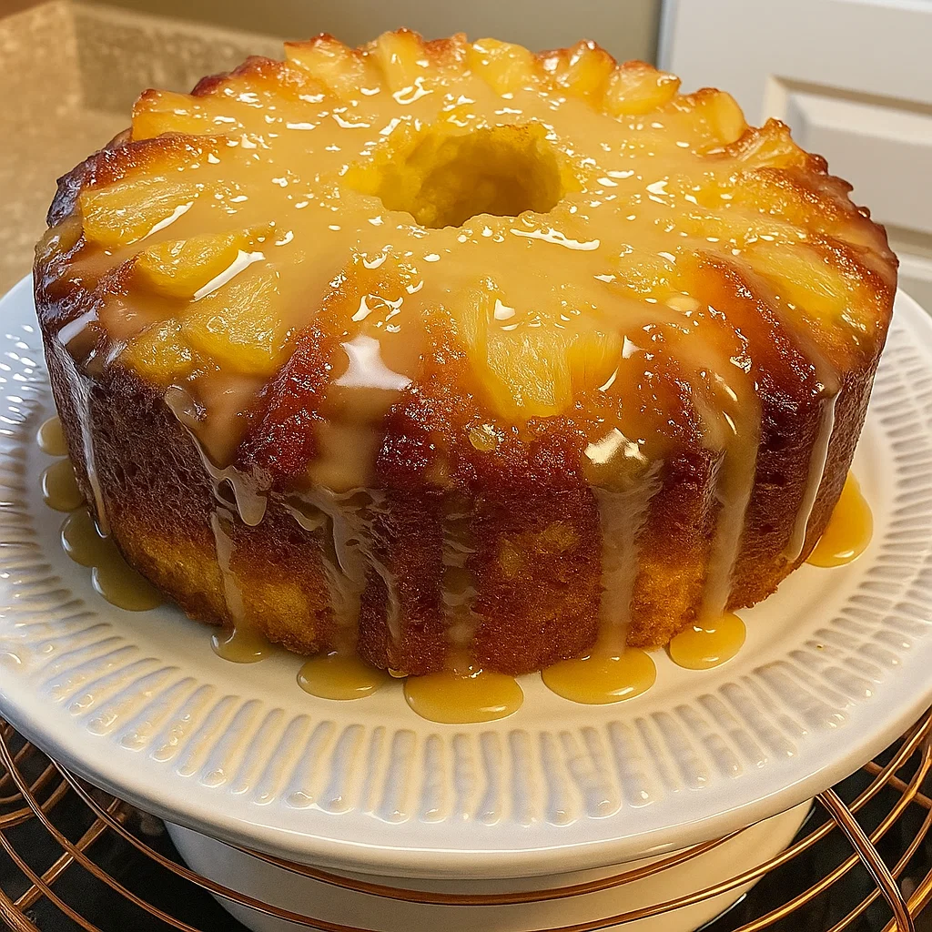 Pineapple Pound Cake Dessert recipe