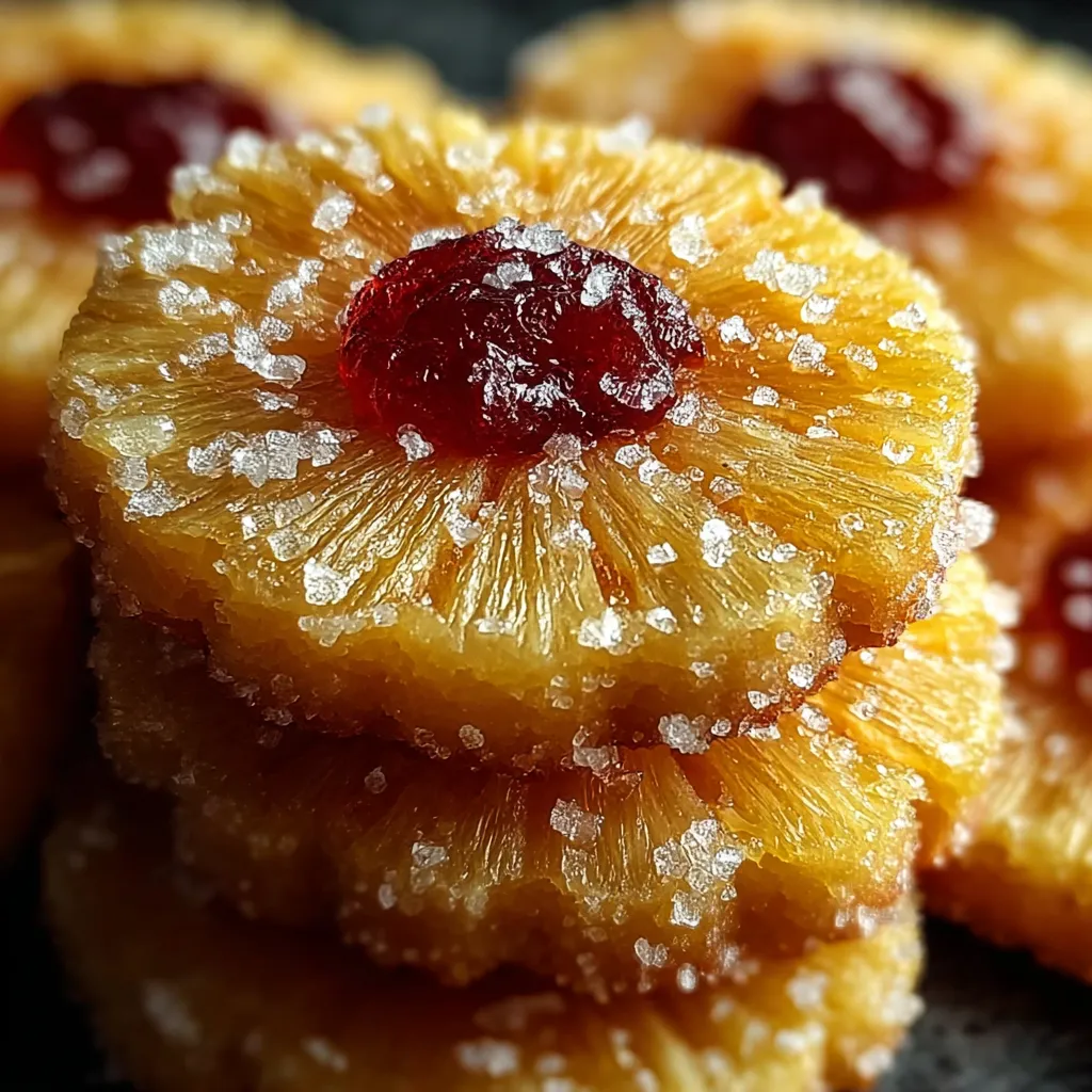 Pineapple Upside Sugar Cookies recipe