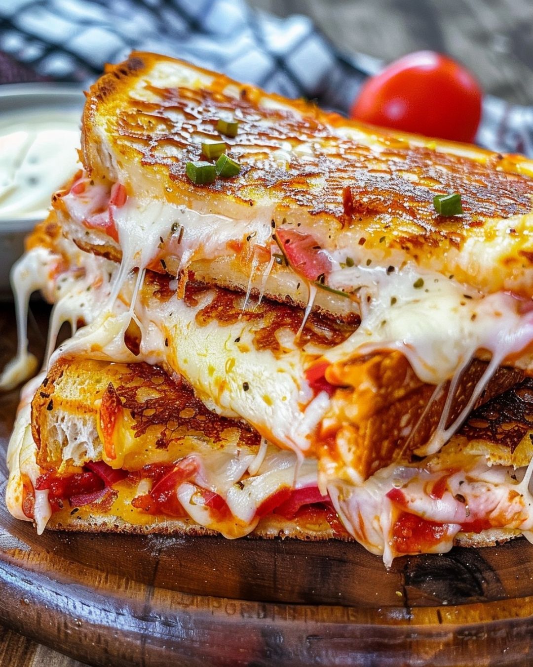 Cheesy Pizza Sandwich recipe